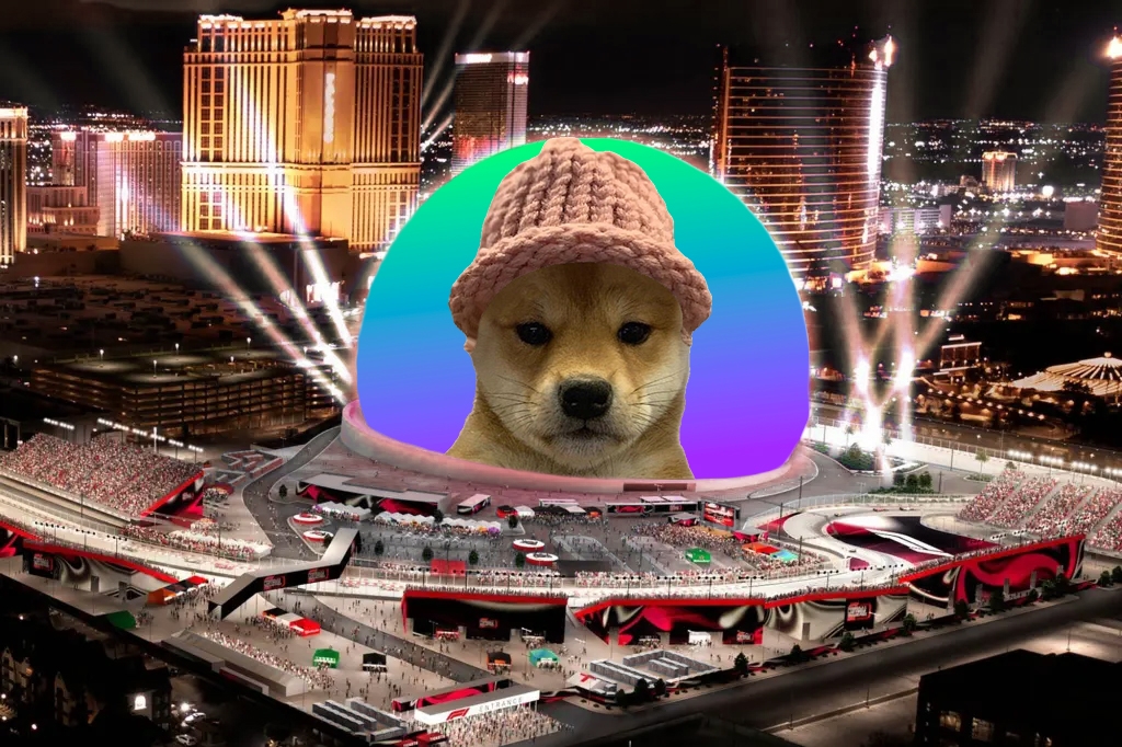 Vegas sphere
                                    with hat